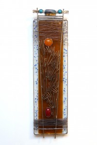 Shakil Ismail, 06 x 23 Inch, Metal & Glass Casting with Semi Precious Stone, SCULPTURE, AC-SKL-007